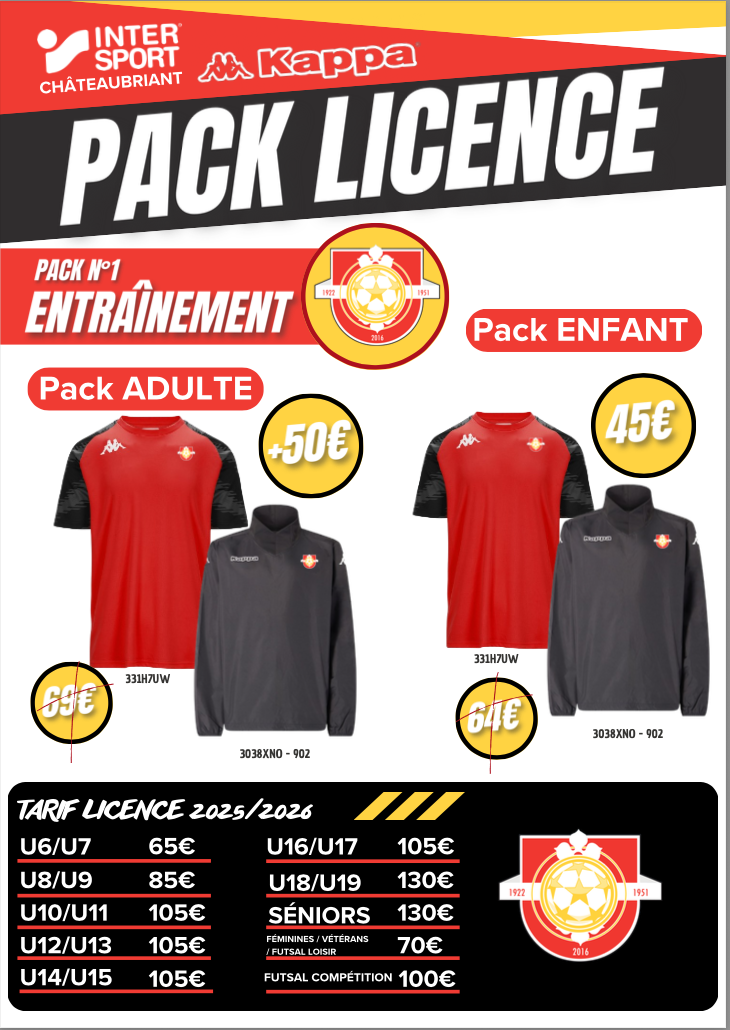 Renouvellement licence saison 2025/2026