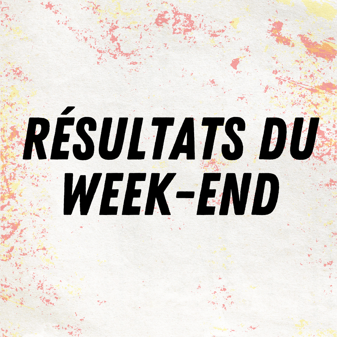 Résultat du week end