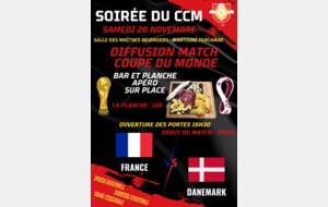 Diffusion Match Coupe du Monde France - Danemark